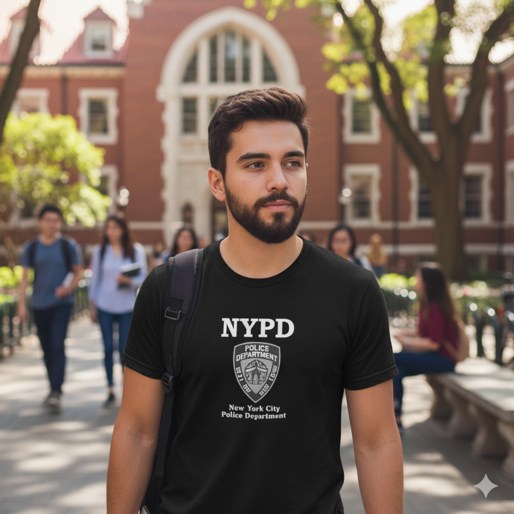 Camiseta de manga corta "NYPD"