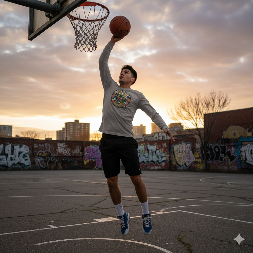 Camiseta de manga larga "Sushi"