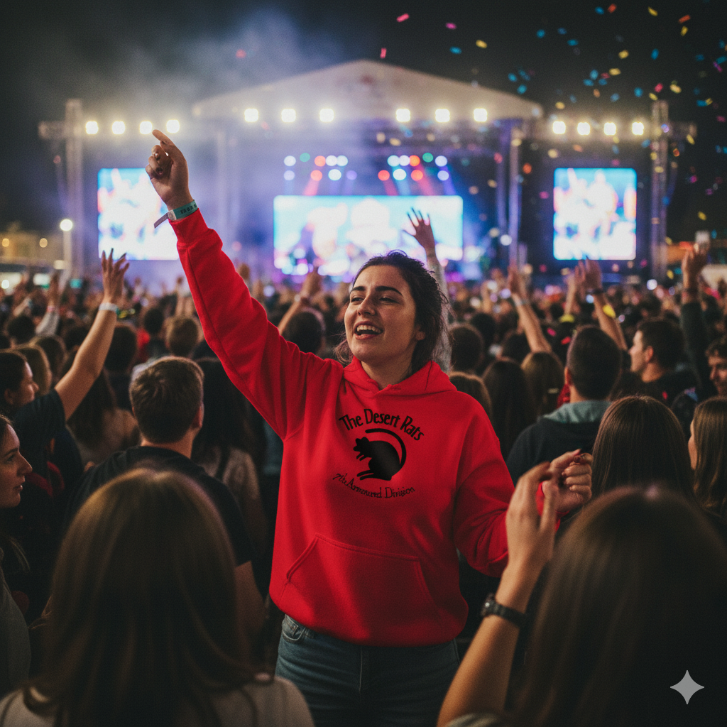 Sudadera con capucha "Desert Rats"