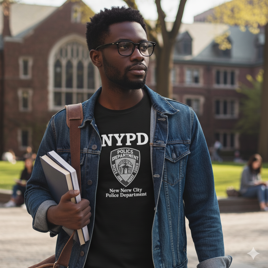Camiseta de manga corta "NYPD"