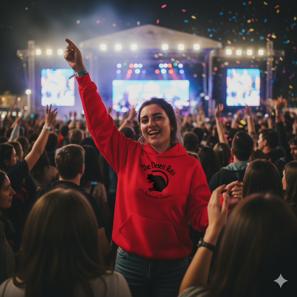 Sudadera con capucha "Desert Rats"